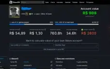 Conta Steam Lvl 35 Valor: R$ 988