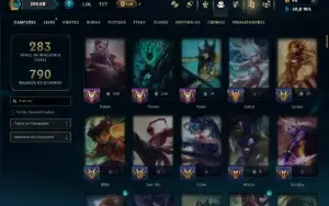 Diamante 4 com 140 Champs e 186 Skins +6 Prestigios