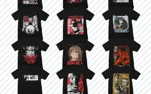 Pack Artes Attack On Titan Sublimação, Serigrafia, Dtg, Dtf