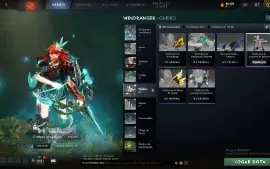 Conta Imortal 6.3 K De Mmr Com Rank E Itens De Colecionador