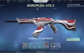 Conta valorant com skins e passe atual junto com conta lol