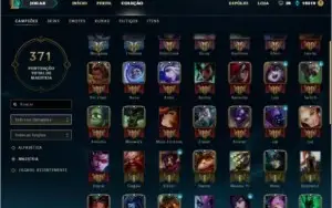Conta do LoL 84 champs 21 skins, 1 lendaria ,9  legado