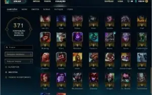 Conta do LoL 84 champs 21 skins, 1 lendaria ,9  legado