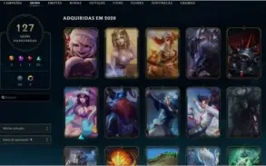 Conta league of legends level 143