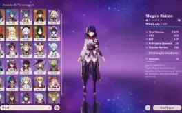 Genshin Impact Ar27-Zhongli-Raiden+31Resina+Banner Garantido
