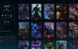 Conta League Of Legends, Platina, Lvl 370, Com 200 Skins