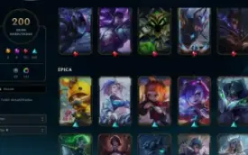 Conta League Of Legends, Platina, Lvl 370, Com 200 Skins