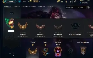 Ouro 4 com 150 Champs e 103 Skins ( JG / TOP / MID )