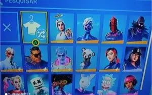Conta Fortnite - 11,000 v-buks - Corvo - Cavaleira Rubra