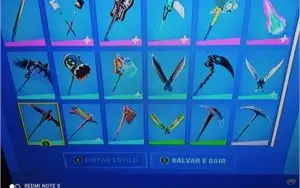 Conta Fortnite - 11,000 v-buks - Corvo - Cavaleira Rubra