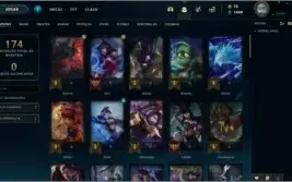 CONTA GOLD 4, 23 skins, 67 campeões