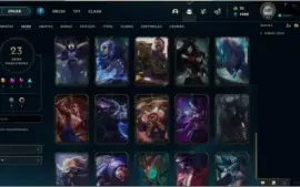 CONTA GOLD 4, 23 skins, 67 campeões