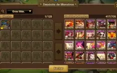 Conta SW com +70 monstros 6 estrelas com 2 nat five LD