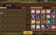 Conta SW com +70 monstros 6 estrelas com 2 nat five LD