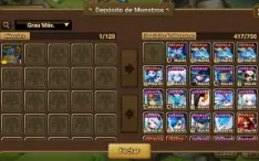 Conta SW com +70 monstros 6 estrelas com 2 nat five LD