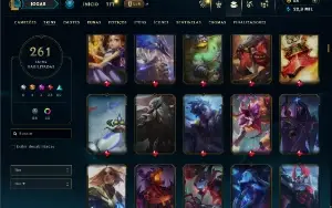 Prata 2 com TODOS os champs e 261 Skins ( MAIN ADC )
