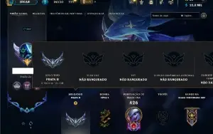 Prata 2 com TODOS os champs e 261 Skins ( MAIN ADC )