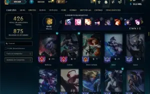 Prata 2 com TODOS os champs e 261 Skins ( MAIN ADC )
