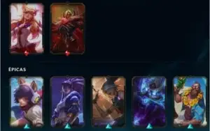 Conta lol diamante 4 S10 com win rate bom