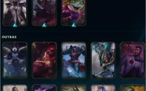 Conta lol diamante 4 S10 com win rate bom