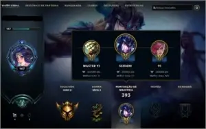 CONTA  LOL LEVEL 167-142 SKINS-105 CHAMP-23 M7-NEO PAX SIVIR
