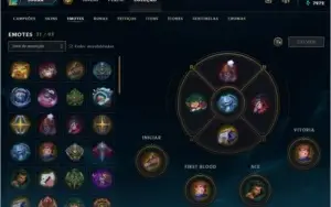 CONTA  LOL LEVEL 167-142 SKINS-105 CHAMP-23 M7-NEO PAX SIVIR
