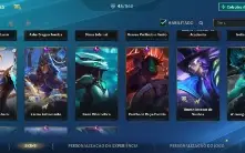 Wild rift com três passes comprados e banner de grão mestre