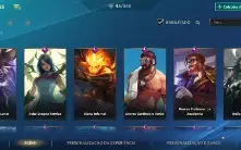 Wild rift com três passes comprados e banner de grão mestre