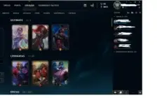 Conta League de League of Legends Platina 4/ 97 skins