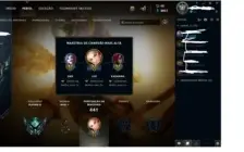 Conta League de League of Legends Platina 4/ 97 skins