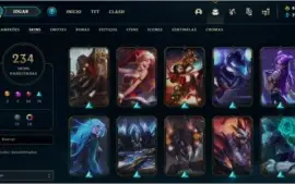 Conta com 234 skins