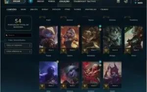 Conta League Of Legends Gold Ótimas skins