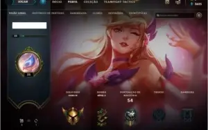 Conta League Of Legends Gold Ótimas skins