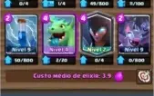 Conta clash royale barata 4 lendarias