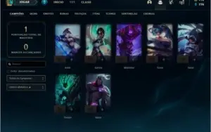 CONTA LEAGUE OF LEGENDS