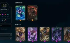 Conta League Of Legends Full Acesso, 115 Campeões, 123 Skins