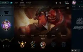 Conta Lol faltando 12 campeões para ter todos