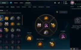 Conta Lol faltando 12 campeões para ter todos