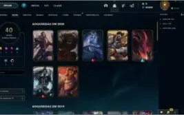 Conta TODOS OS CHAMPS + SKINS RARAS + 230k ESSENCIAS AZUIS