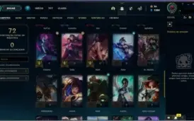 CONTA LOL PLATINA 4 NIVEL 63