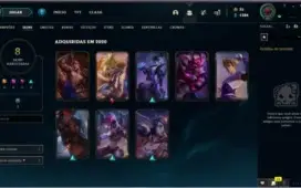 CONTA LOL PLATINA 4 NIVEL 63