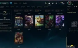 CONTA LOL PLATINA 4 NIVEL 63