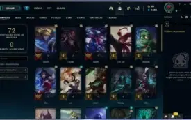 CONTA LOL PLATINA 4 NIVEL 63