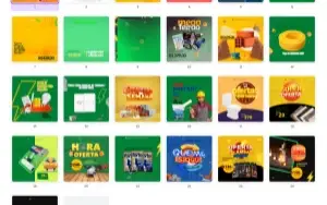 Pack Canva Material de Construção Vol 4 - 25 Artes Editáveis