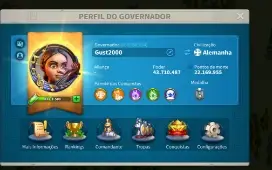 Rise of kingdons 43.000.000 poder vip 13 tropas nivel 4