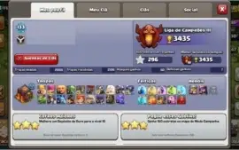 Clash of Clans - CV 10 casal 26/26 com Troca de Nome