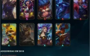 CONTA G4 COM KAISA FLIPERAMA+CROMA RARO,SKIN VITORIOSA E +