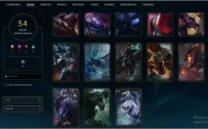 BRONZE I + 56 CHAMPS/54 SKINS PRA VENDER LOGO!!!