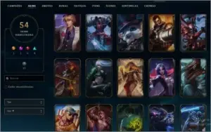 BRONZE I + 56 CHAMPS/54 SKINS PRA VENDER LOGO!!!