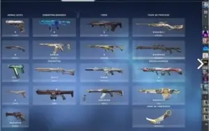 Conta Prata 3 com Skins de todas as armas e faca !